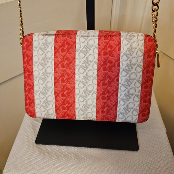 MICHAEL KORS  Michael Jet Set Logo Large East West Crossbody - Picture 2 of 7